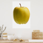 黄色のりんご ポスター (キッチン)