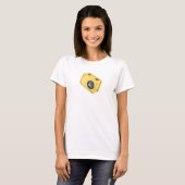黄色のアクションカメラ Tシャツ (正面フル)
