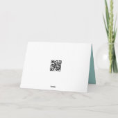 黄色のアヒルと誕生日の発話バブル カード (裏面)