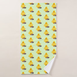 黄色のアヒルのバスタオル – あなたの色 バスタオル