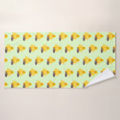 黄色のアヒルのバスタオル – あなたの色 バスタオル (バスタオル)