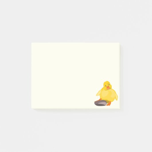 黄色のアヒルのポストItメモ ポストイット (正面)
