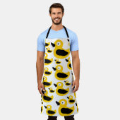 黄色のアヒル エプロン (着用した状態)