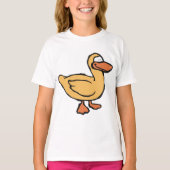 黄色のアヒル Tシャツ (正面)
