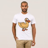 黄色のアヒル Tシャツ (正面フル)