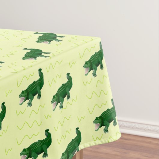 黄色のアリゲーター テーブルクロス (インサイチュ)