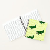 黄色のアリゲーター ノートブック (内部)