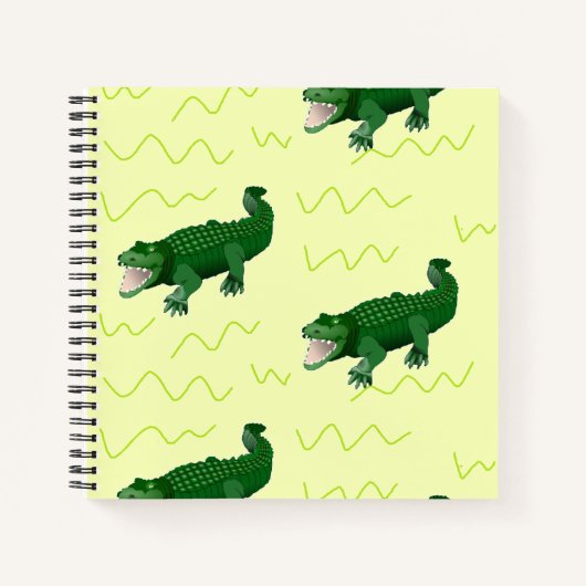 黄色のアリゲーター ノートブック (正面)