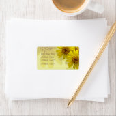 黄色のアルニカの花 ラベル (インサイチュ)