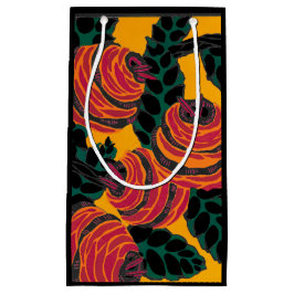 黄色のアンティーク中国の模様を有する抱き枕 スモールペーパーバッグ