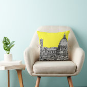 黄色のイタリアンなカテドラル クッション (椅子)