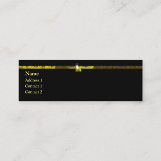 黄色のエッジ スキニー名刺