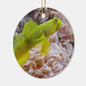 黄色のエビゴビー セラミックオーナメント (左)