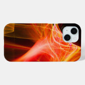 黄色のオレンジ色の赤でフラクタル渦 Case-Mate iPhoneケース (裏面 (横))