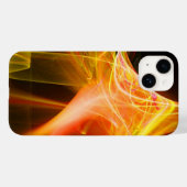 黄色のオレンジ色の赤でフラクタル渦 Case-Mate iPhoneケース (裏面 (横))