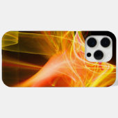 黄色のオレンジ色の赤でフラクタル渦 Case-Mate iPhoneケース (裏面 (横))
