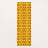 黄色のオレンジ色 ヨガマット (裏面)