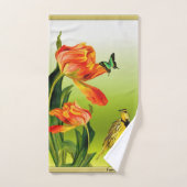 黄色のカナリーの名前Howy バスタオルセット (ハンドタオル)