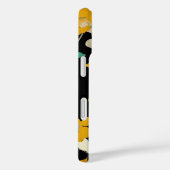 黄色のカメリア葉ス、白の緑のフローラ Case-Mate iPhoneケース (裏面 / 右)