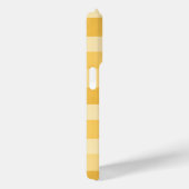 黄色のカラフルテクスチャストライプパターン Case-Mate iPhoneケース (裏面 / 右)