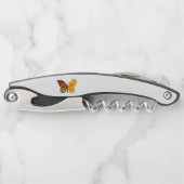 黄色のカリフォルニアポピーを持つ花蝶 ソムリエナイフ (正面)