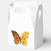 黄色のカリフォルニアポピーを持つ花蝶 フェイバーボックス (オープン)