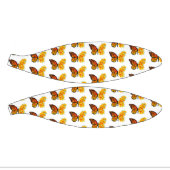 黄色のカリフォルニアポピーを持つ花蝶 ミニバスケットボール (パネル)