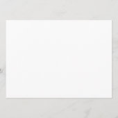 黄色のカリフォルニアポピーを持つ花蝶 メニュー (裏面)