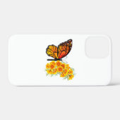 黄色のカリフォルニアポピーを持つ花蝶 Case-Mate iPhoneケース (裏面 (横))