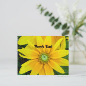 黄色のガザニア 感謝のポストカード ポストカード (スタンド正面)