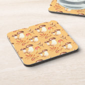 黄色のキノコ園 コースター (左側)