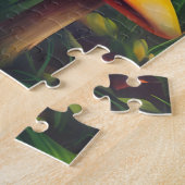 黄色のキノコ ジグソーパズル (側面)