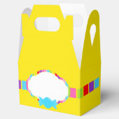 黄色のキャンディインスパイアランド甘いトリートお気に入りボックス フェイバーボックス (オープン)