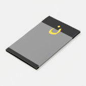 黄色のキリスト教のNazareneの精神的な記号 ポストイット (アングル)