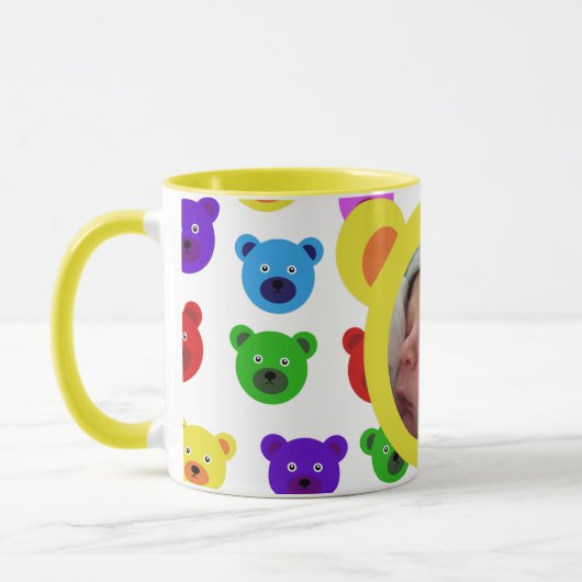 黄色のクマ マグカップ (左)