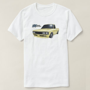 黄色のクラシックスラムドLuvトラック Tシャツ