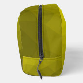 黄色のグラデーションの幾何学的メッシュパターン（モノグラム） ドップキット (右)