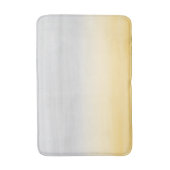 黄色のグレーの水彩抽象芸術#1にタッチ バスマット (正面縦)