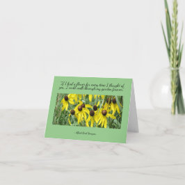 黄色のコンフォローカード空白のの思考 カード