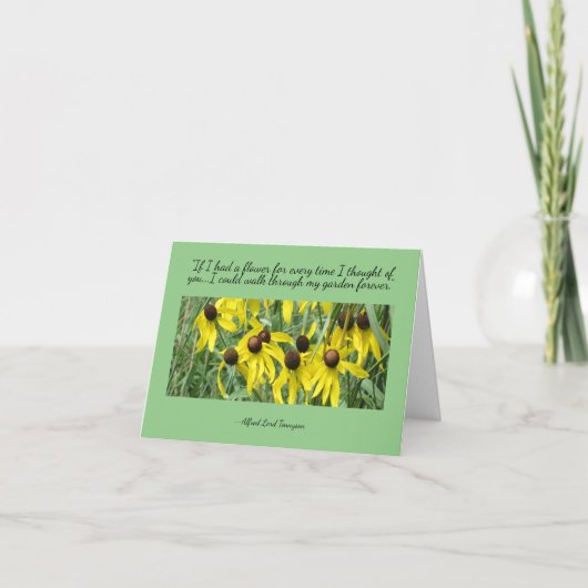 黄色のコンフォローカード空白のの思考 カード (正面)