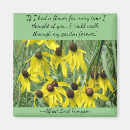 黄色のコンフォローマグの思考を正方形マグネット マグネット