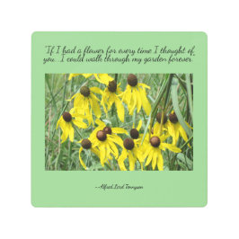 黄色のコンフォローユーザーの考え メタルプリント