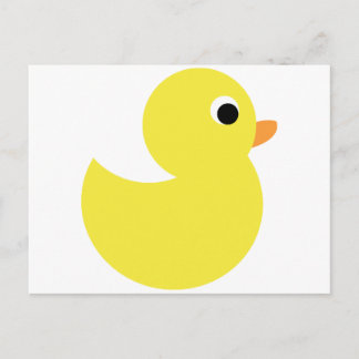 黄色のゴムあひる ポストカード