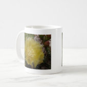 黄色のサボテンの花 コーヒーマグカップ (正面左)