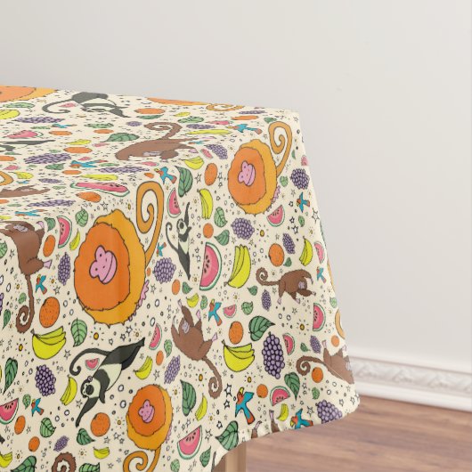 黄色のサル テーブルクロス (インサイチュ)