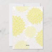 黄色のスクお洒落リプトハッピーイースターフォトカード シーズンカード (裏面)