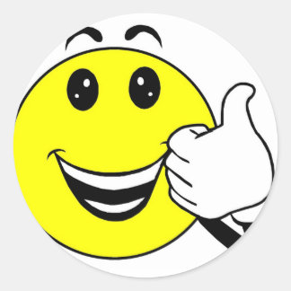 黄色のスティーカー ラウンドシール