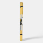 黄色のステンドグラスパターン Case-Mate iPhoneケース (裏面 / 右)