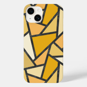 黄色のステンドグラス模様の色合い Case-Mate iPhone 14ケース
