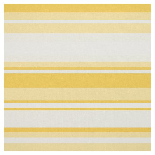 黄色のストライブ柄 ファブリック (見本)